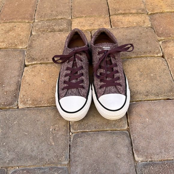 Converse Madison Low Top Purple Sneakers Women's Size 7 - Picture 3 of 7